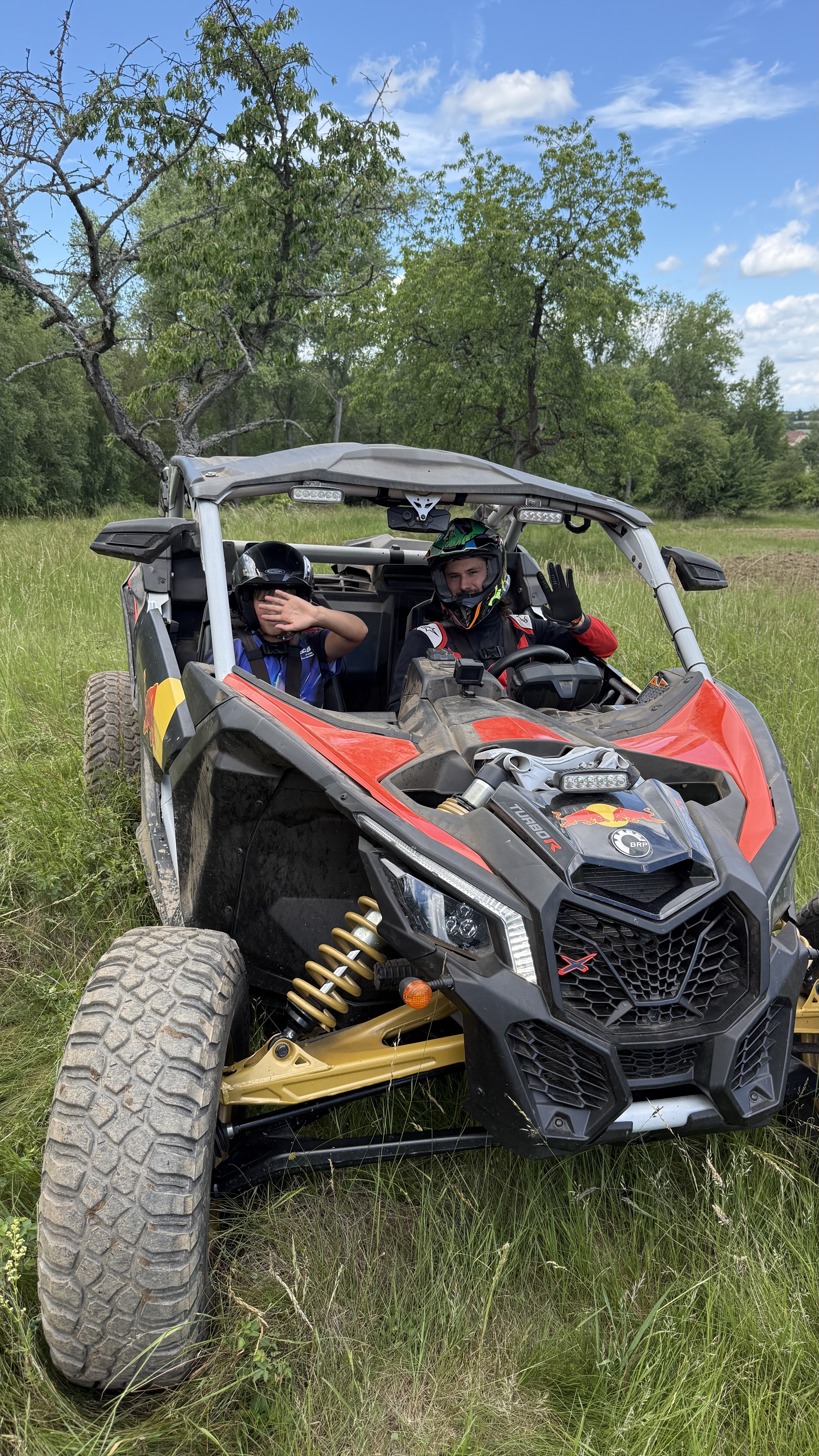 Jízda terénní buggy v akci